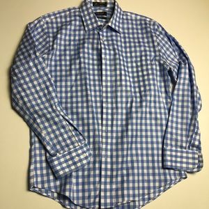 Nordstrom Trim Fit Wrinkle Free Dress Shirt Mens 15.5